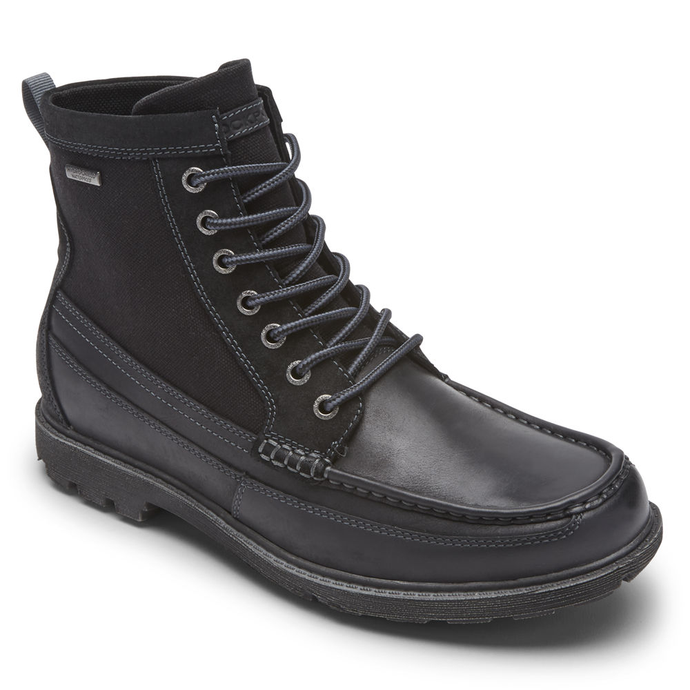 Rockport Støvler Herre Svart - Storm Surge Høye Moc Waterproof - TUEQ32968